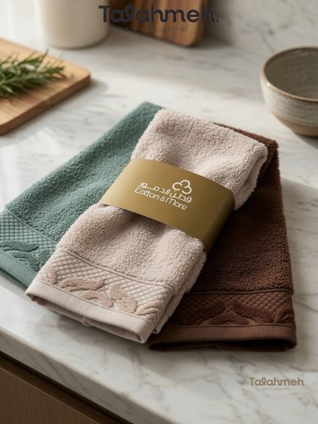ربطة بشاكير مطبخ cotton & more